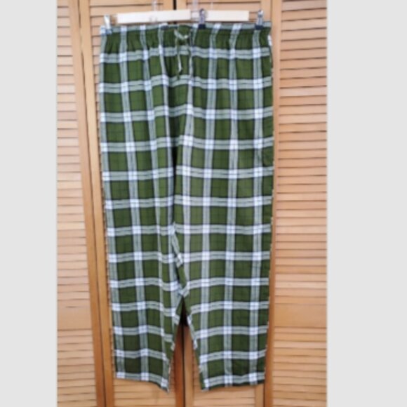 KingSize Men's Big & Tall Flannel Plaid Pajama Pants - Picture 5 of 8